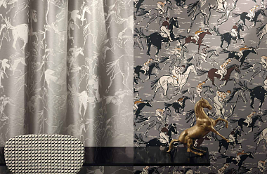 В ШОУ-РУМЕ НА Б. ГРУЗИНСКОЙ 42 ДОЛГОЖДАННЫЕ ТКАНИ И ОБОИ ОТ HERMÉS